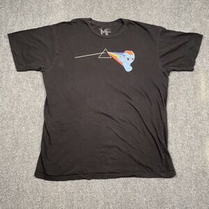 My Little Pony Rainbow Dash Prism "Dark Side" Pink Floyd Parody Shirt Black XL
